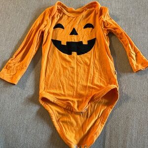 Little Sleepies Jack O Lantern Onesie